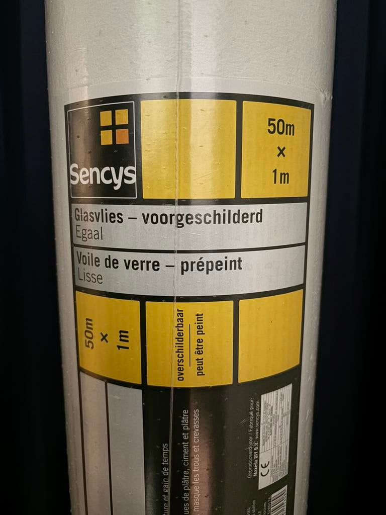 Glasvliesbehang - 50mx100cm - 75g/m², Ophalen of Verzenden
