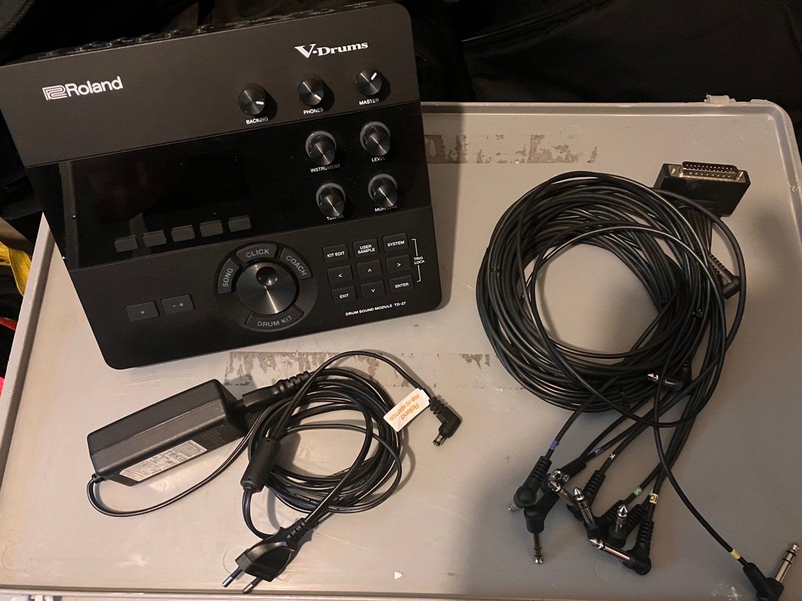 Roland TD-27 Soundmodule met extra kits - Zeer nette staat, Ophalen, Zo goed als nieuw, Roland
