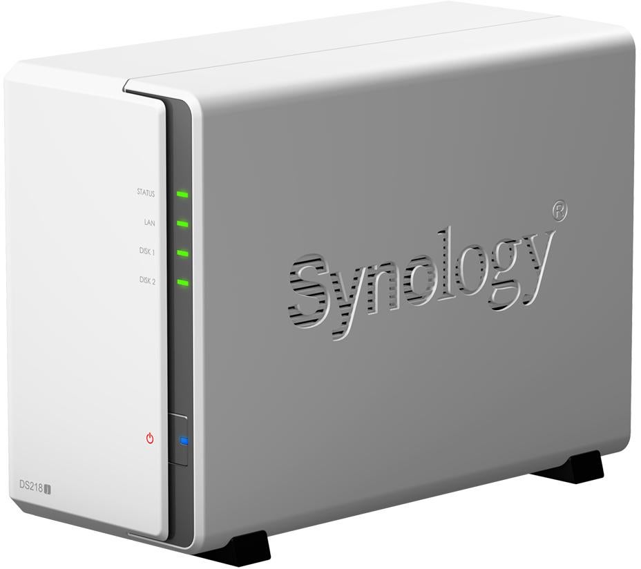 Synology DS218j - inclusief 2 HDD's, Computers en Software, NAS, Zo goed als nieuw, Ophalen