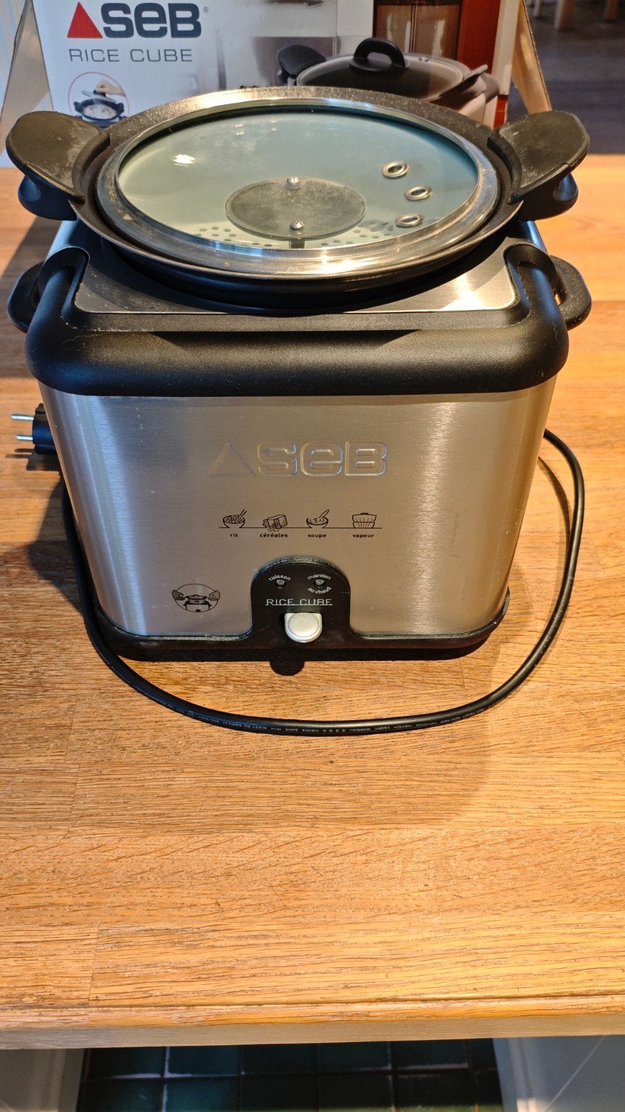 SEB Rice Cube Rijstkoker, Ophalen of Verzenden, Gebruikt