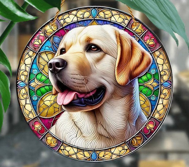 Raamhanger labrador, Tuin en Terras, Tuinwanddecoratie, Verzenden, Nieuw