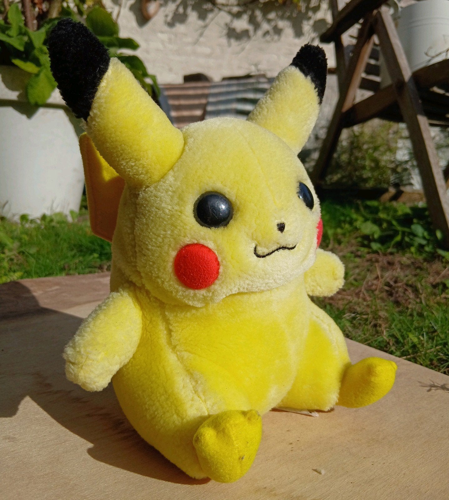 Pokemon Nintendo Hasbro Pikachu knuffel vintage, Gebruikt, Overige merken, Geel, Overige typen