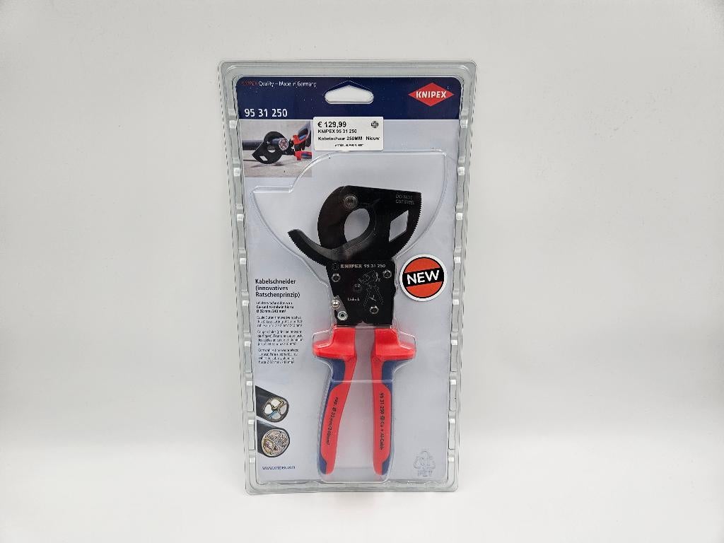 KNIPEX 95 31 250 Kabelschaar 250MM | Nieuw, Ophalen of Verzenden, Nieuw, Overige typen