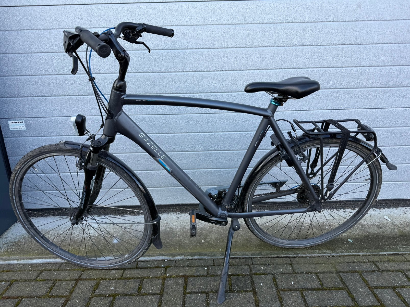 Gazelle Vento sportive trekking T24 D61 herenfiets te koop, Ophalen, Versnellingen, Zo goed als nieuw, 57 tot 61 cm