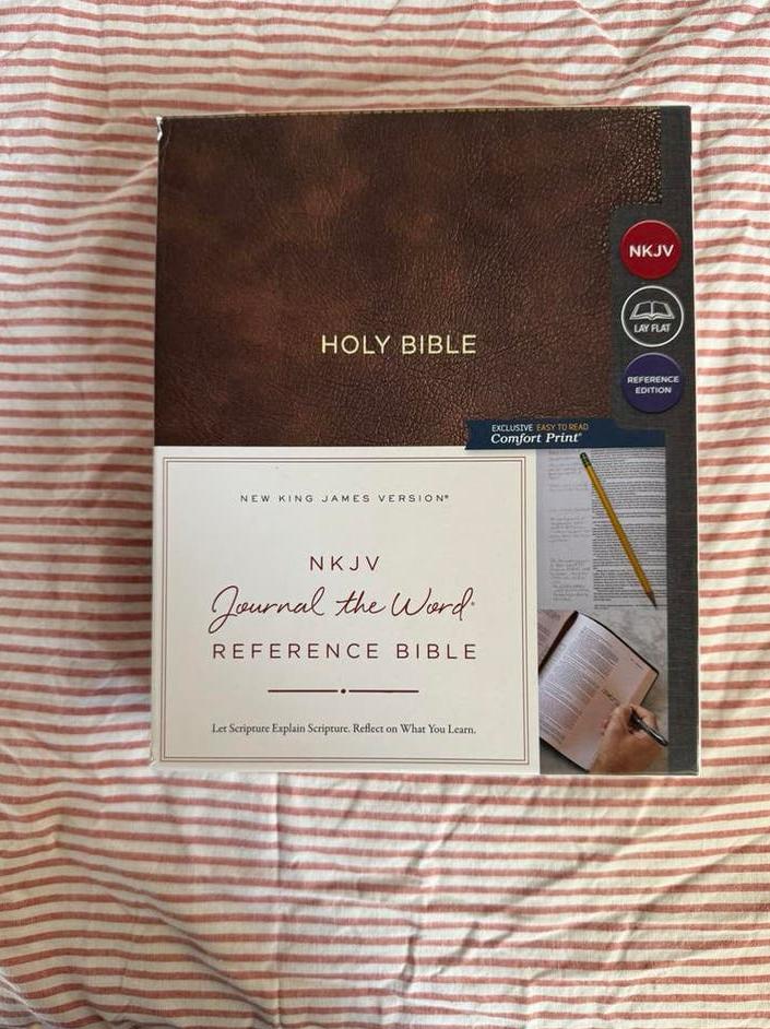 NKJV Journal the Word reference bible, Ophalen of Verzenden, Nieuw, Christendom | Protestants