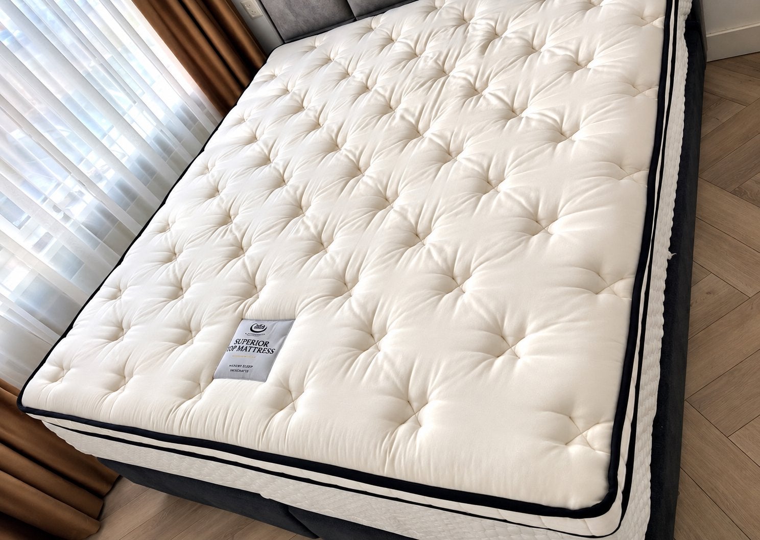 Serta Boxspring 180x210 Superior Top Mattress Luxe Medium, Huis en Inrichting, 210 cm, Tweepersoons, Ophalen of Verzenden, Zo goed als nieuw