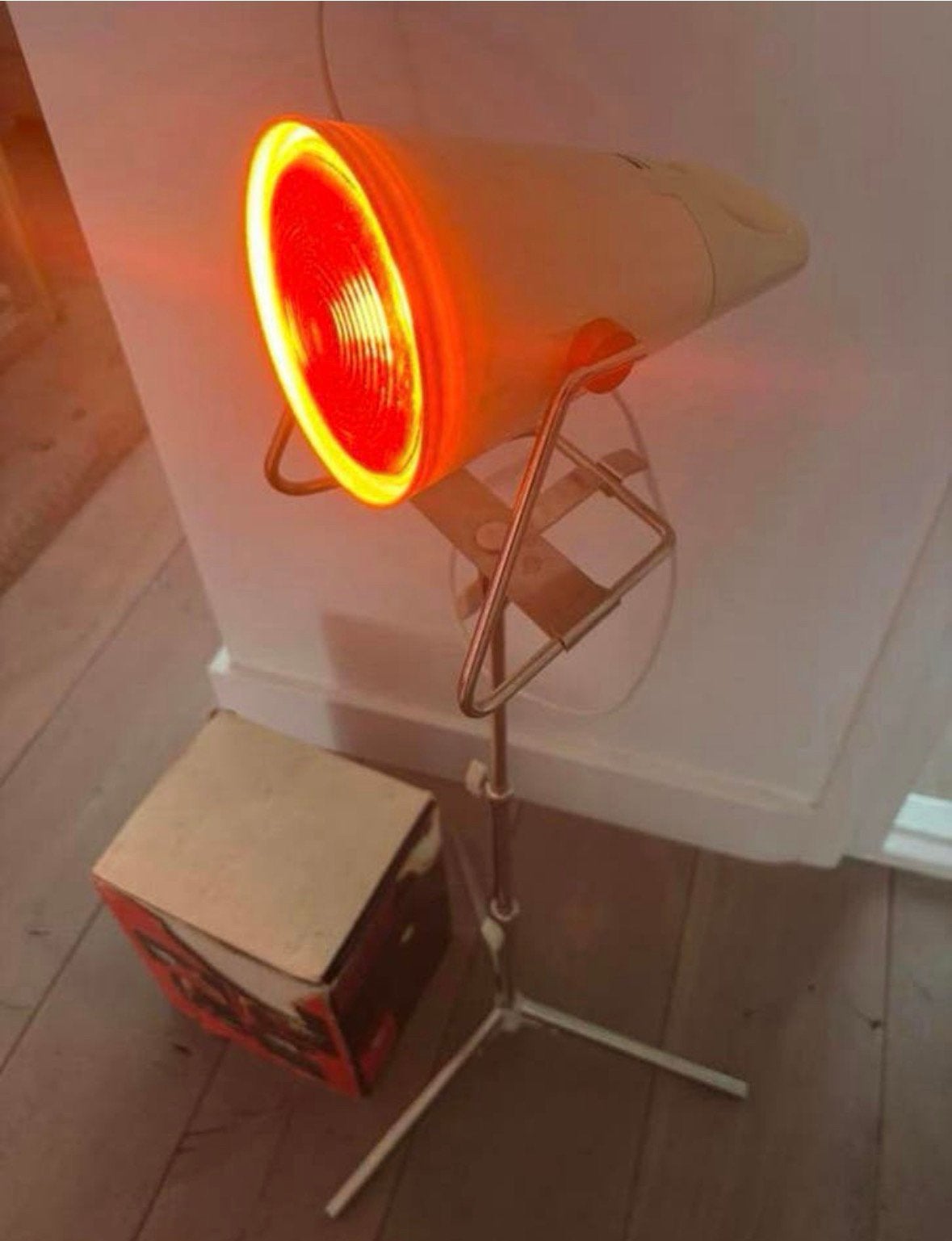 Philips Infraphil Hp3609 Warmtelamp Jaren '60-'80+ standaard, Ophalen of Verzenden, Gebruikt