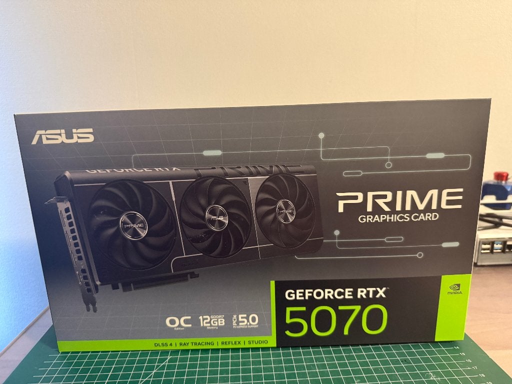 ASUS Prime GPU RTX5070 OC/ GDDR7 - as new, Overige soorten, Ophalen of Verzenden, Zo goed als nieuw, HDMI