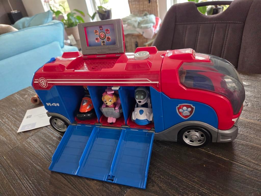 Paw Patrol busje met figuren en voertuigen, Ophalen of Verzenden