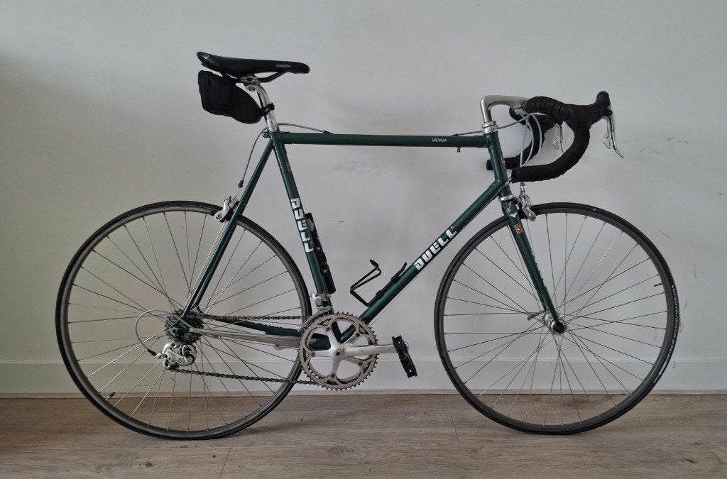 Duell Vienna Prachtige Columbus EL Extra Leggeri frame+ vork, 28 inch, Staal, Velgrem, Zo goed als nieuw