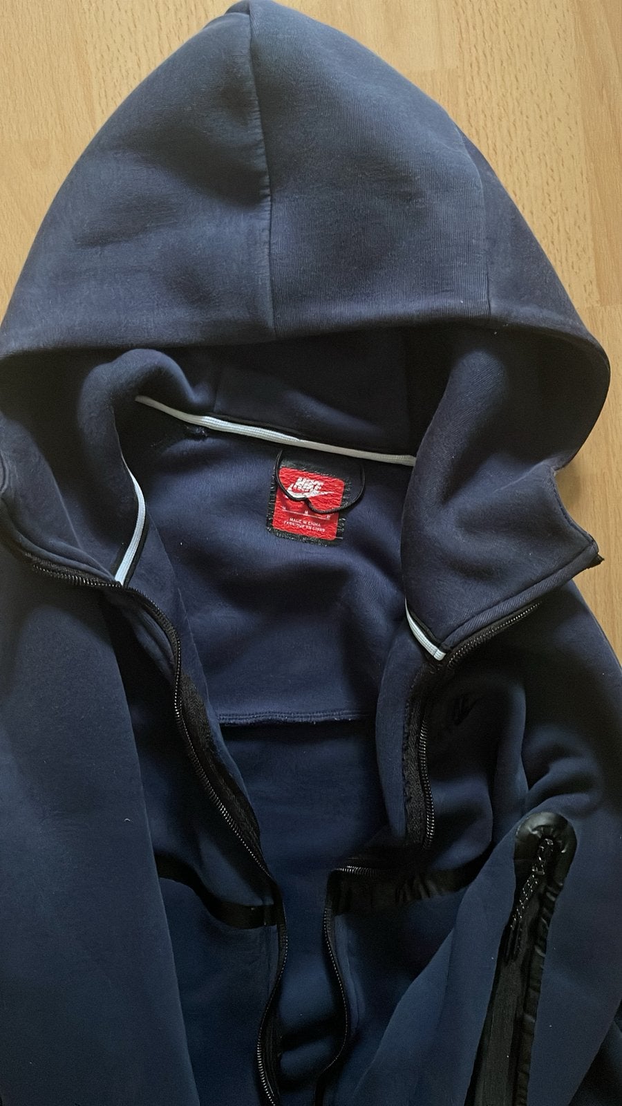 nike tech donkerblauw, Ophalen of Verzenden, Gedragen, Maat 46 (S) of kleiner, Blauw