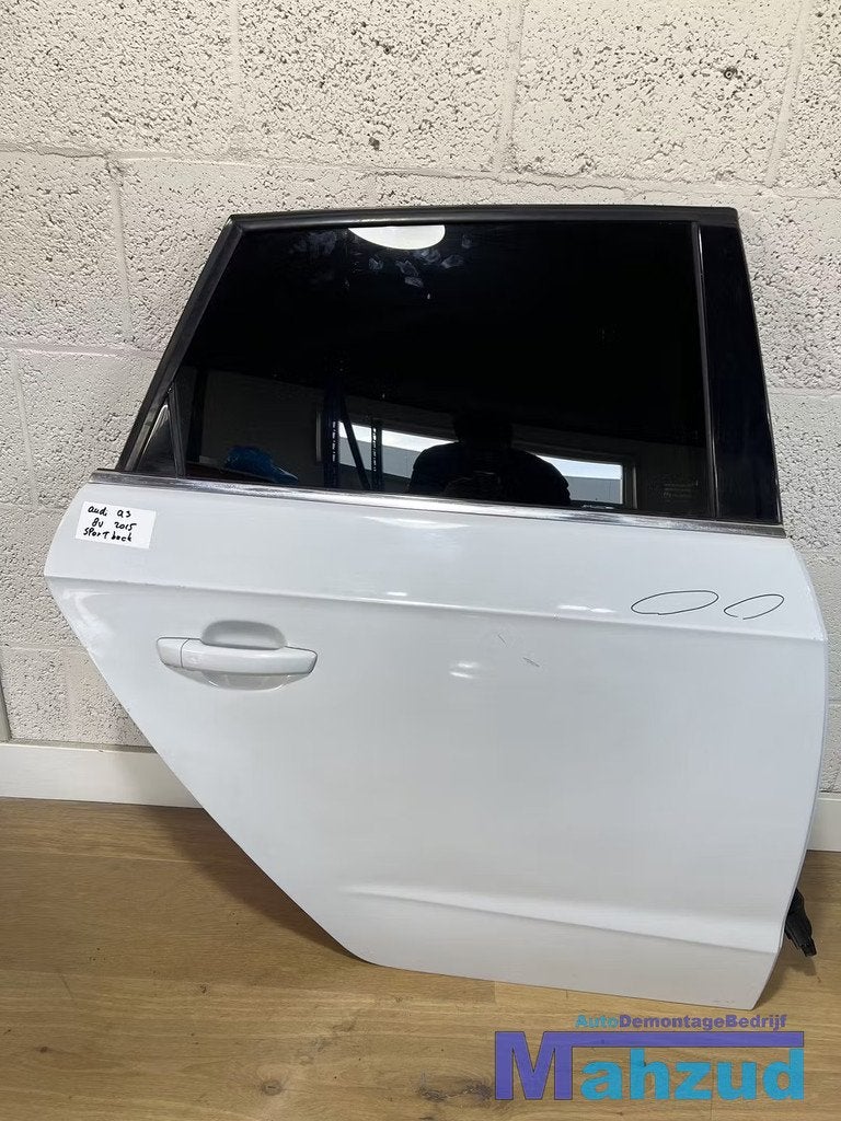 AUDI A3 8V sportback Wit rechts achter deur 2012-2020, Auto-onderdelen, Gebruikt, Deur, AUDI AG, Kundenbetreuung@audi.de