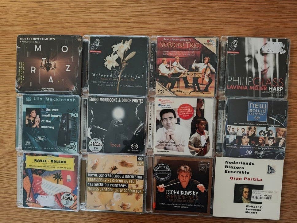 collectie klassieke SACD's, Ophalen of Verzenden, Classicisme, Gebruikt, Pianomuziek
