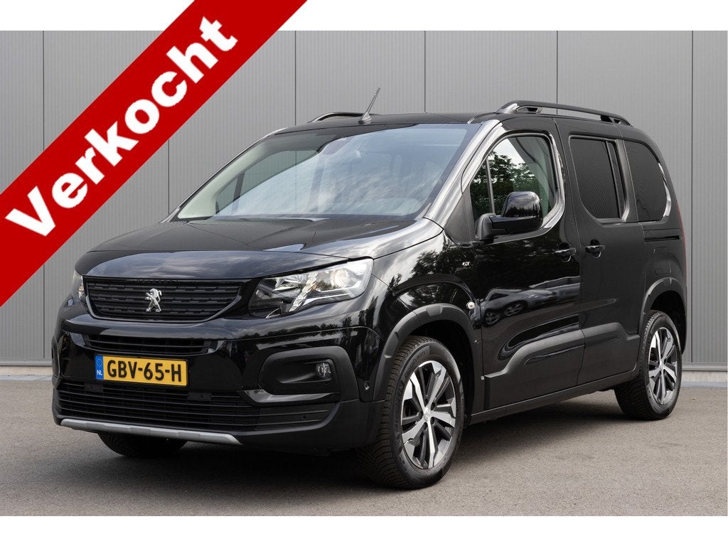 Peugeot Rifter 1.2 | GT-Line | PANO | CAMERA | STOELV | 2X S, Gebruikt, Euro 6, 1199 cc, Zwart