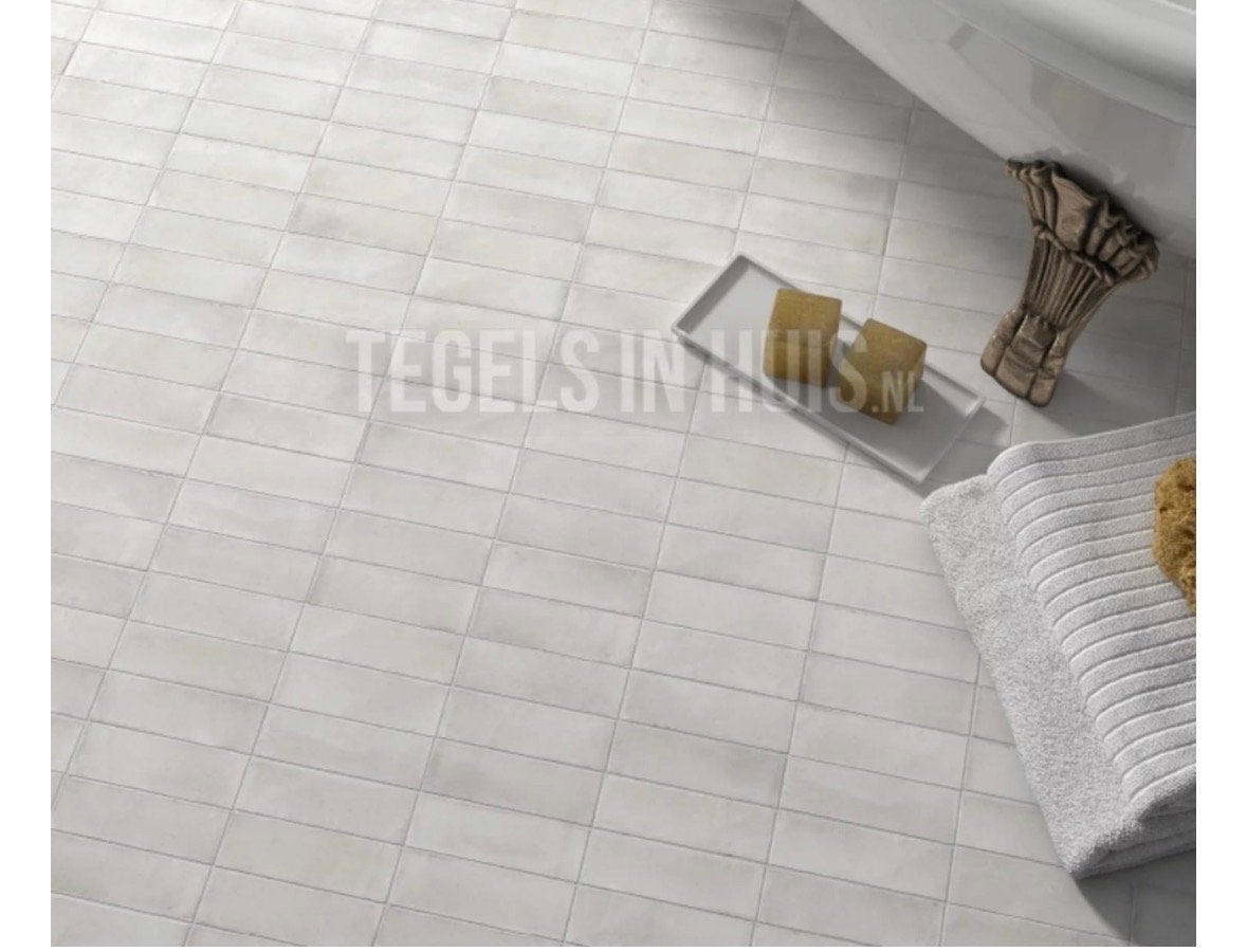Vloertegel - Wandtegel Coco wit mat 5x15 R9, Doe-het-zelf en Verbouw, Tegels, Ophalen, Nieuw, Minder dan 20 cm, Minder dan 5 m²