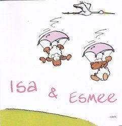 Isa & Esmee, Ophalen of Verzenden, 2000 tot heden, Geboortekaartje