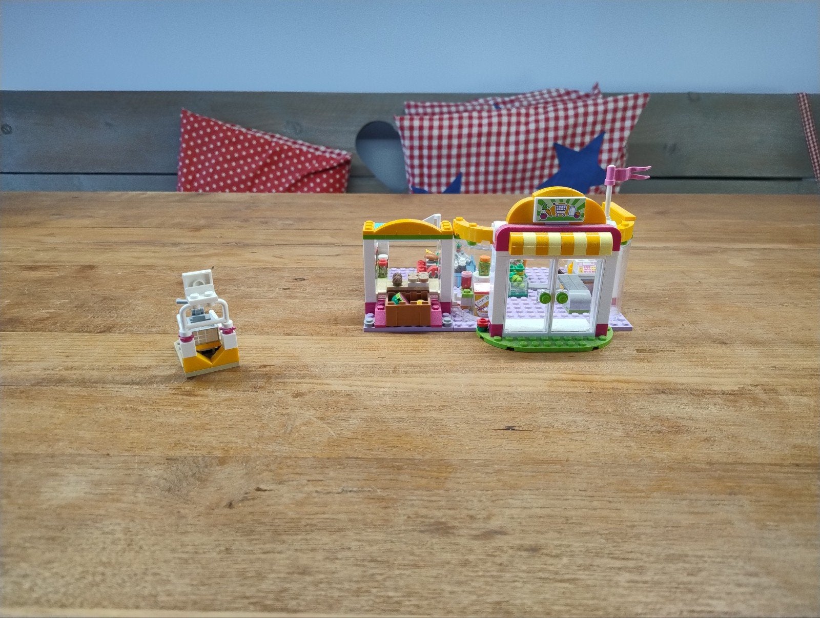 Lego Friends Supermarkt (zonder minifiguren), Ophalen of Verzenden, Gebruikt, Overige merken