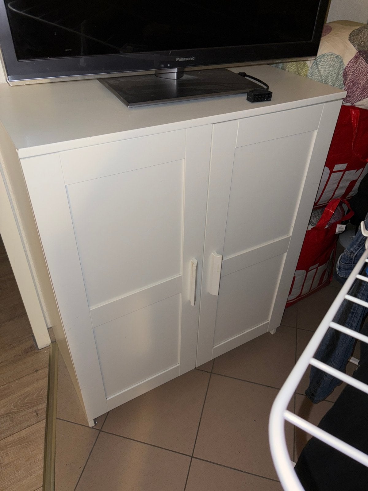 Witte kast met planken - ikea kast, voorraadkast, Ophalen, Gebruikt, 100 tot 150 cm, 50 tot 100 cm