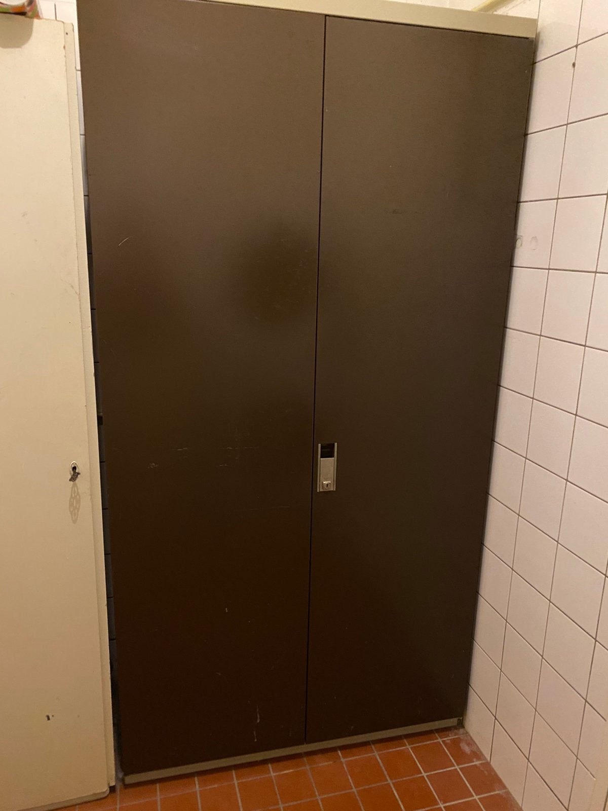 Metalen archiefkast, Huis en Inrichting, Ophalen, Gebruikt, 50 tot 100 cm, 150 tot 200 cm
