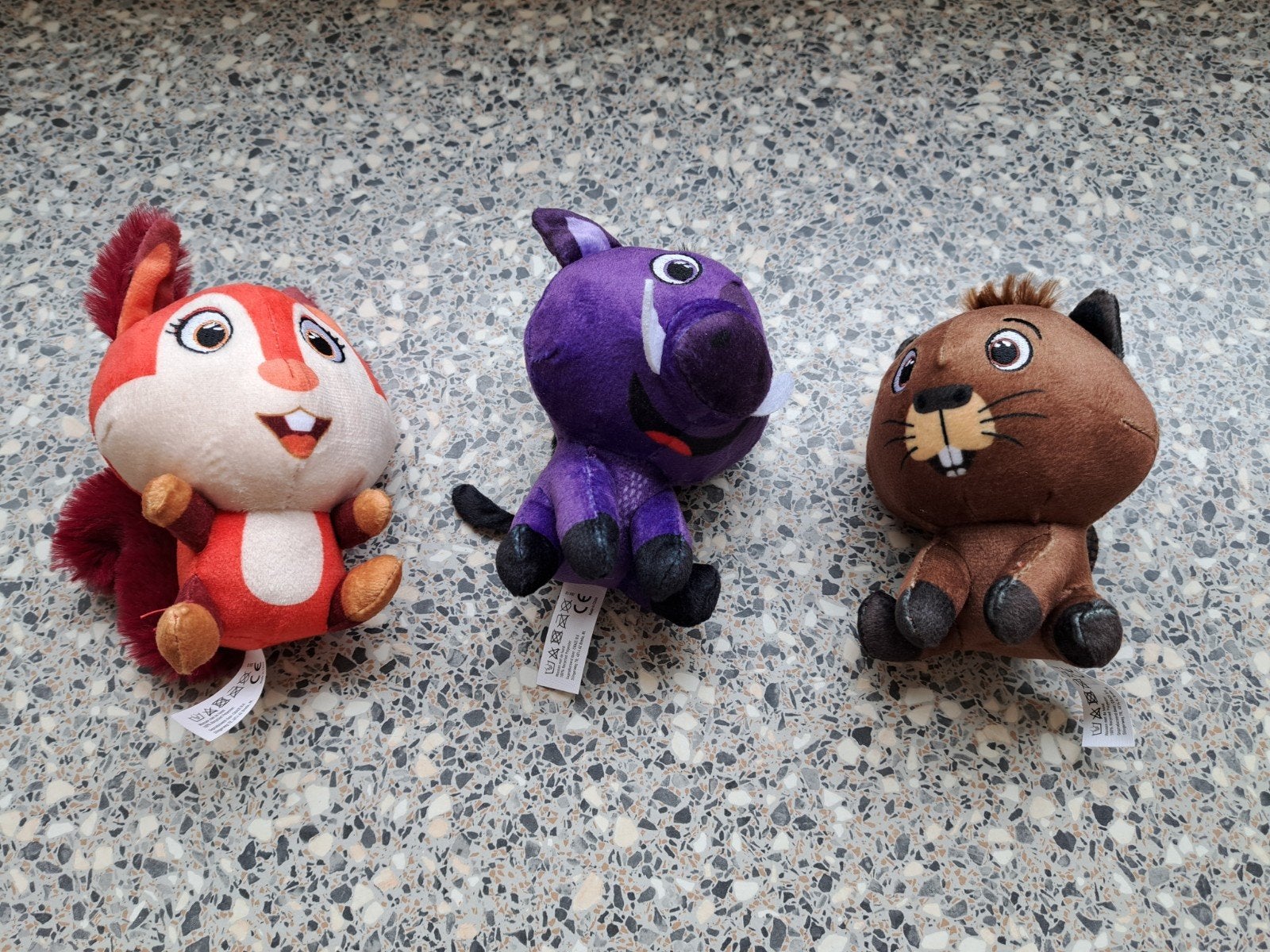 3 Lidl Bos mini's, knuffel,  knuffels, Lidl, Ophalen of Verzenden