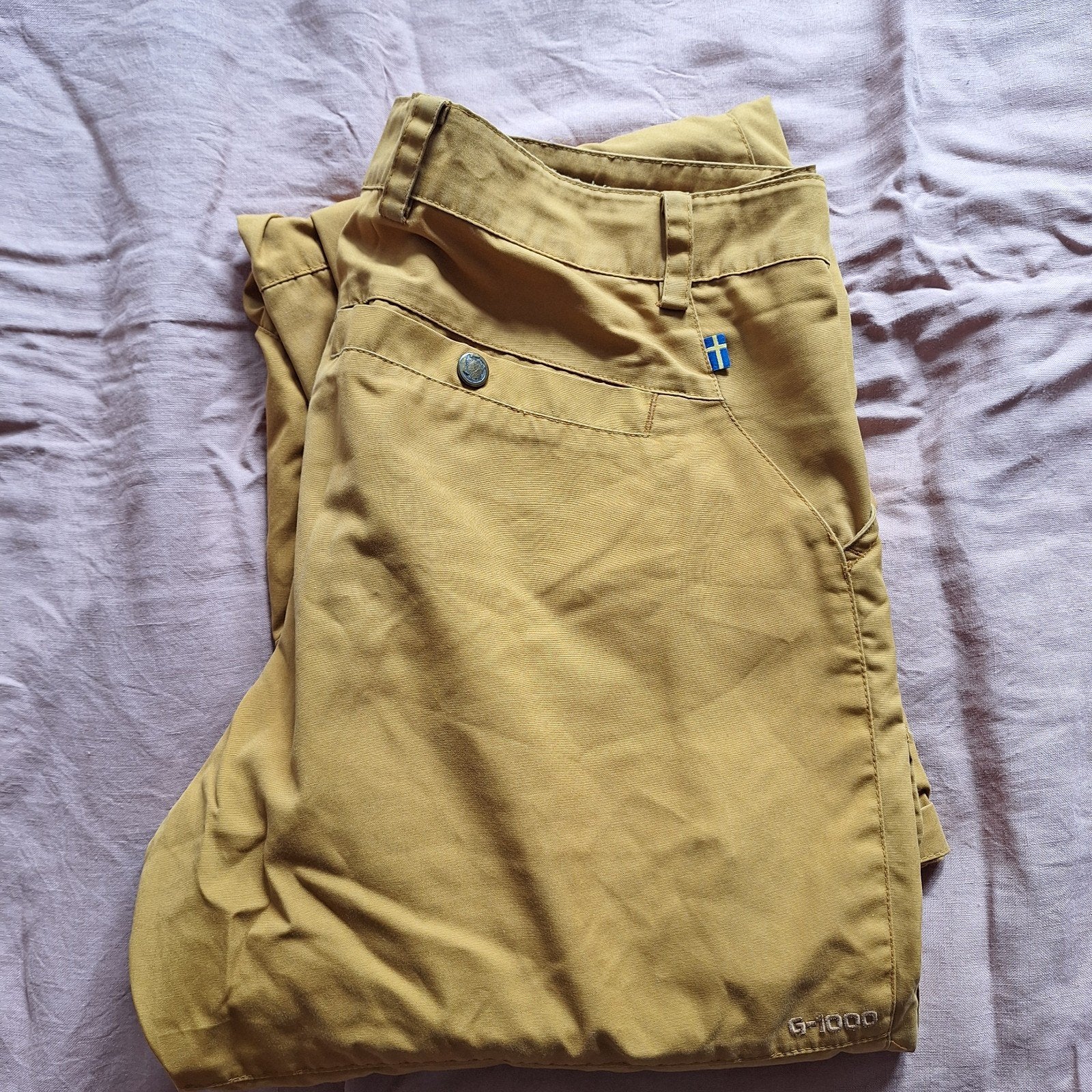 Fjallraven g1000 maat 48 heren, Fjallraven, Maat 48/50 (M), Geel, Ophalen of Verzenden
