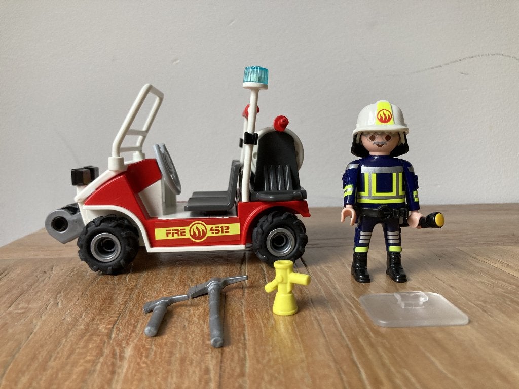 Playmobil City Action Brandweer set - 5398 en 5495, Gebruikt, Complete set, Overige typen, Ophalen of Verzenden