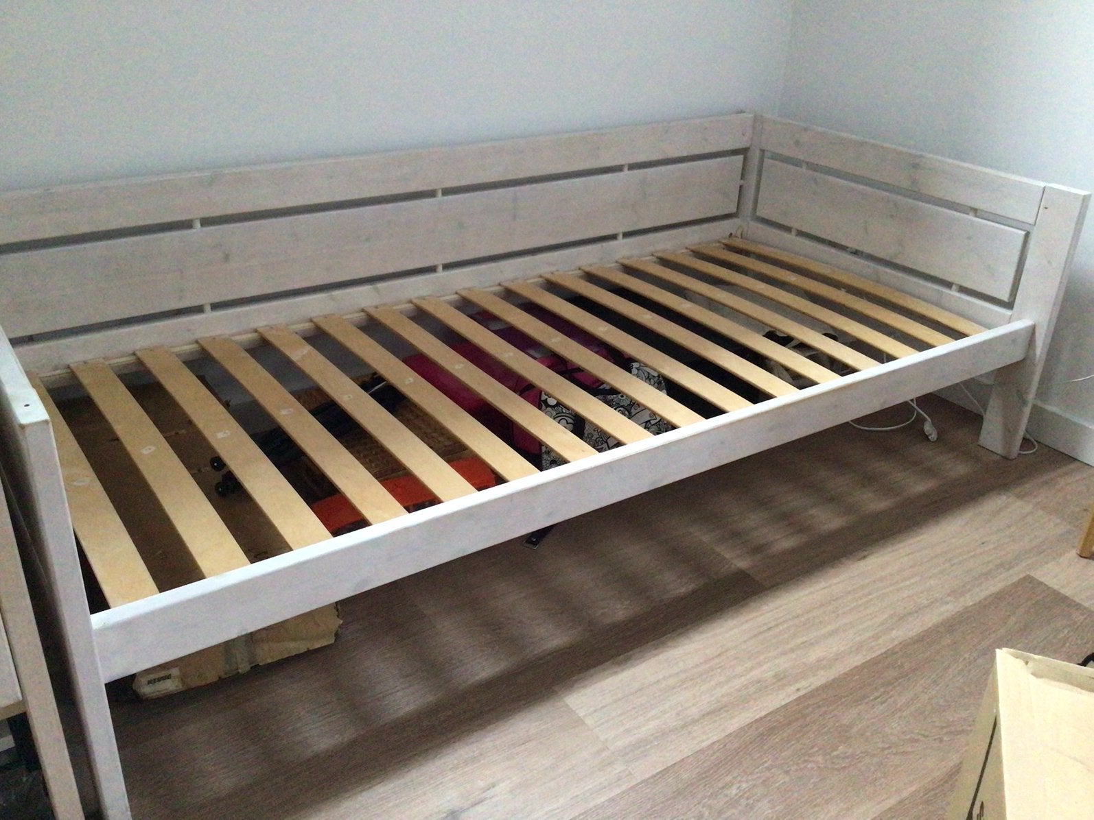 Lifetime bed whitewash, Ophalen, Gebruikt, 90 cm, Eenpersoons