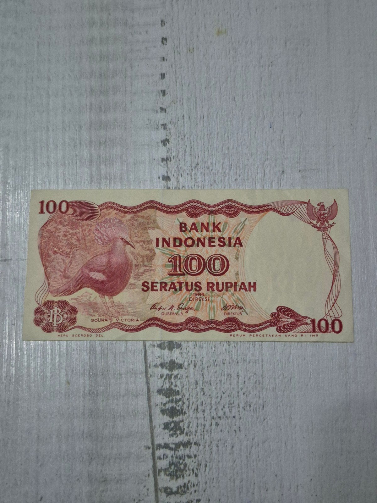 Indonesië 100 Rupiah 1984 Bankbiljet, Ophalen of Verzenden, Zuidoost-Azië