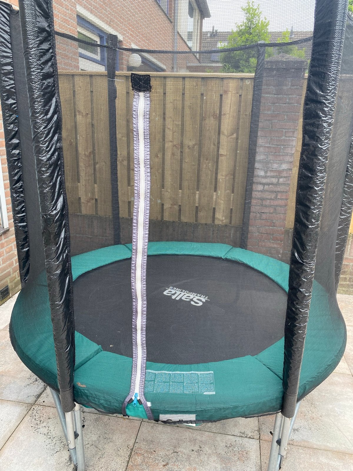 Salta Trampoline met Veiligheidsnet - Gebruikt, Ophalen, Gebruikt