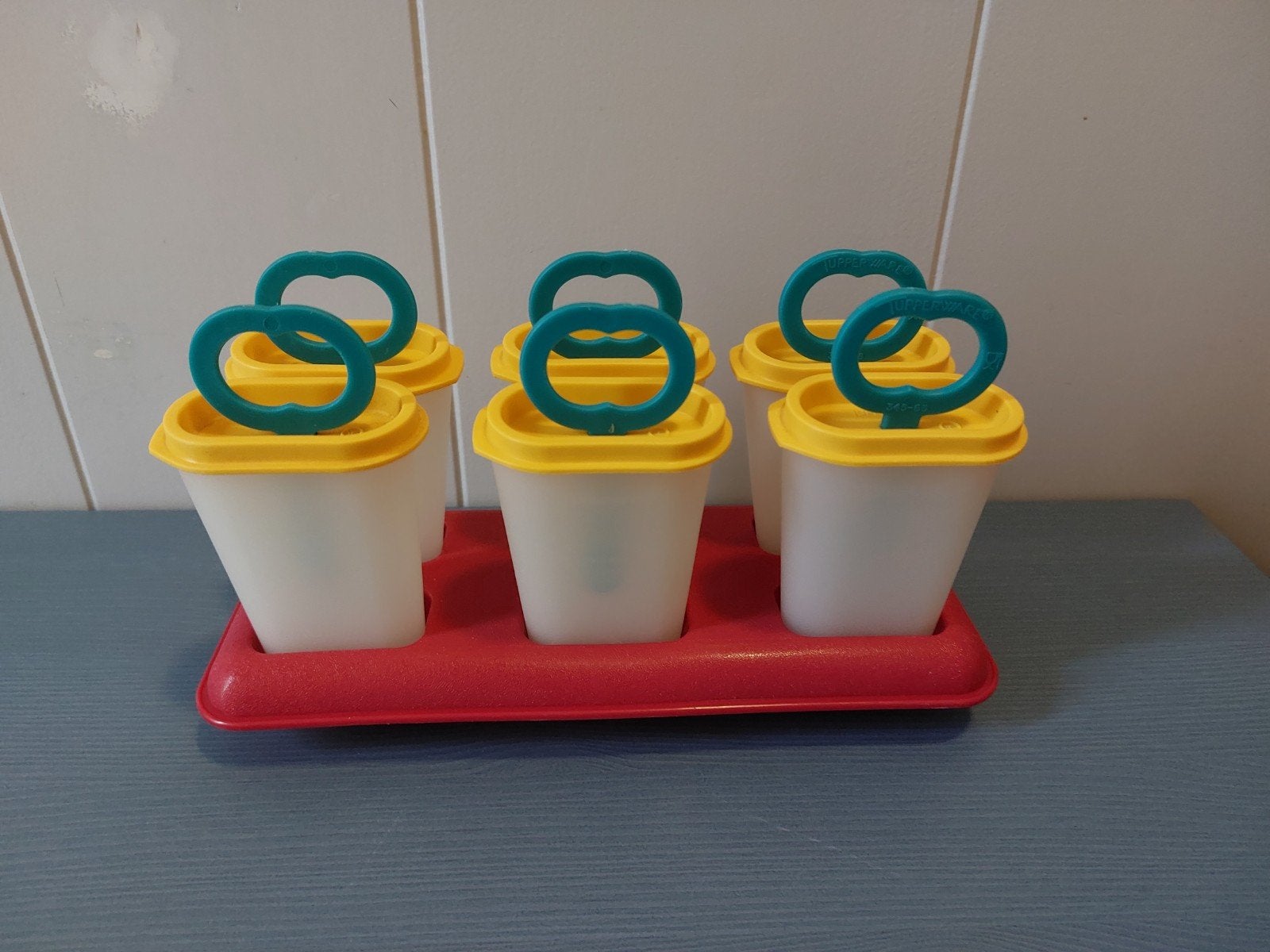 Vintage Tupperware Lollitups Ijsvormpjes Zgan, Overige typen, Kunststof, Ophalen of Verzenden, Zo goed als nieuw
