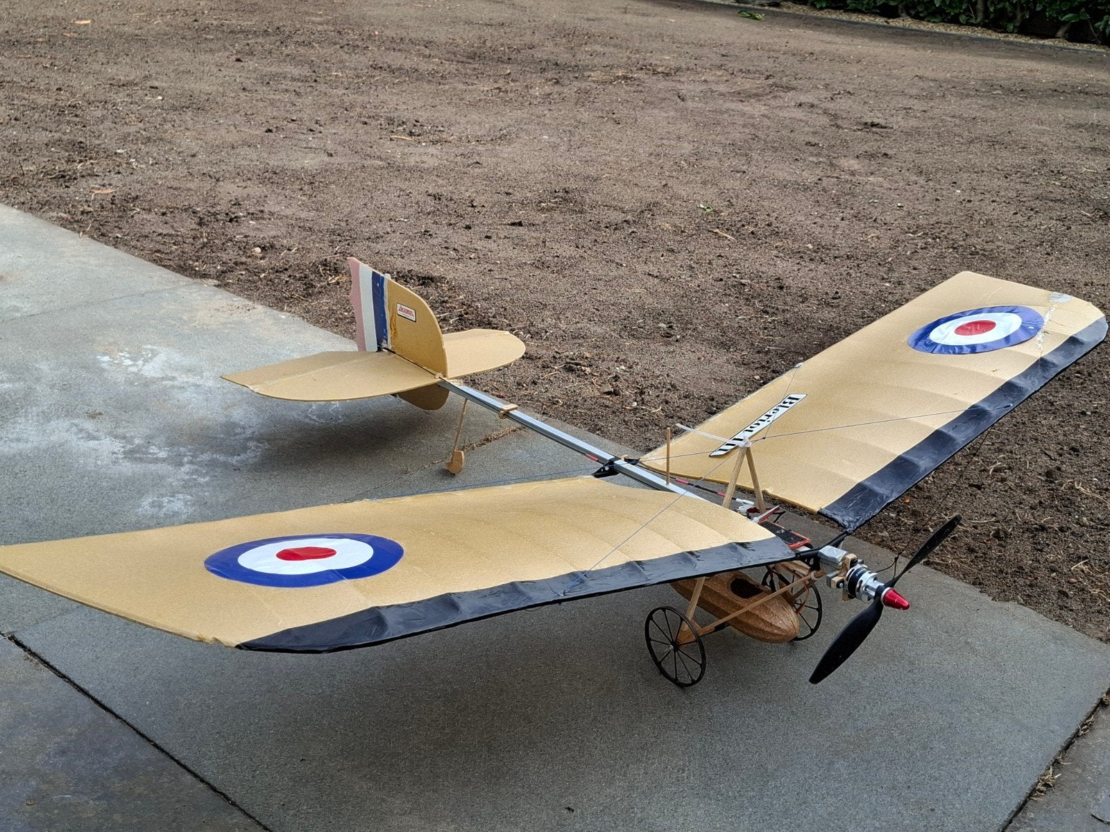 Zweefvliegtuig model Bleriot III, Ophalen, Gebruikt
