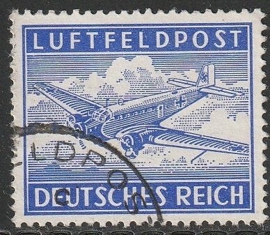 Rijk 1942 1a Feldpost Vliegtuig, Gest, Ophalen of Verzenden, Overige periodes, Gestempeld