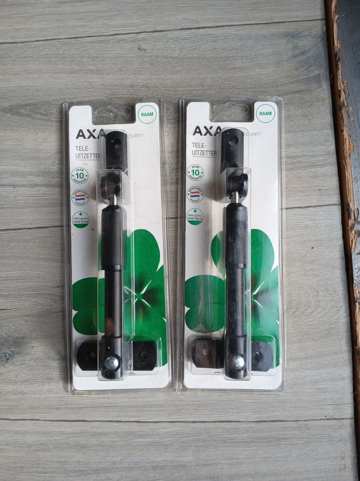 Twee nieuwe AXA raamuitzetters - Tele-uitzetter 20EX, Ophalen, Nieuw, Kunststof, Minder dan 200 cm