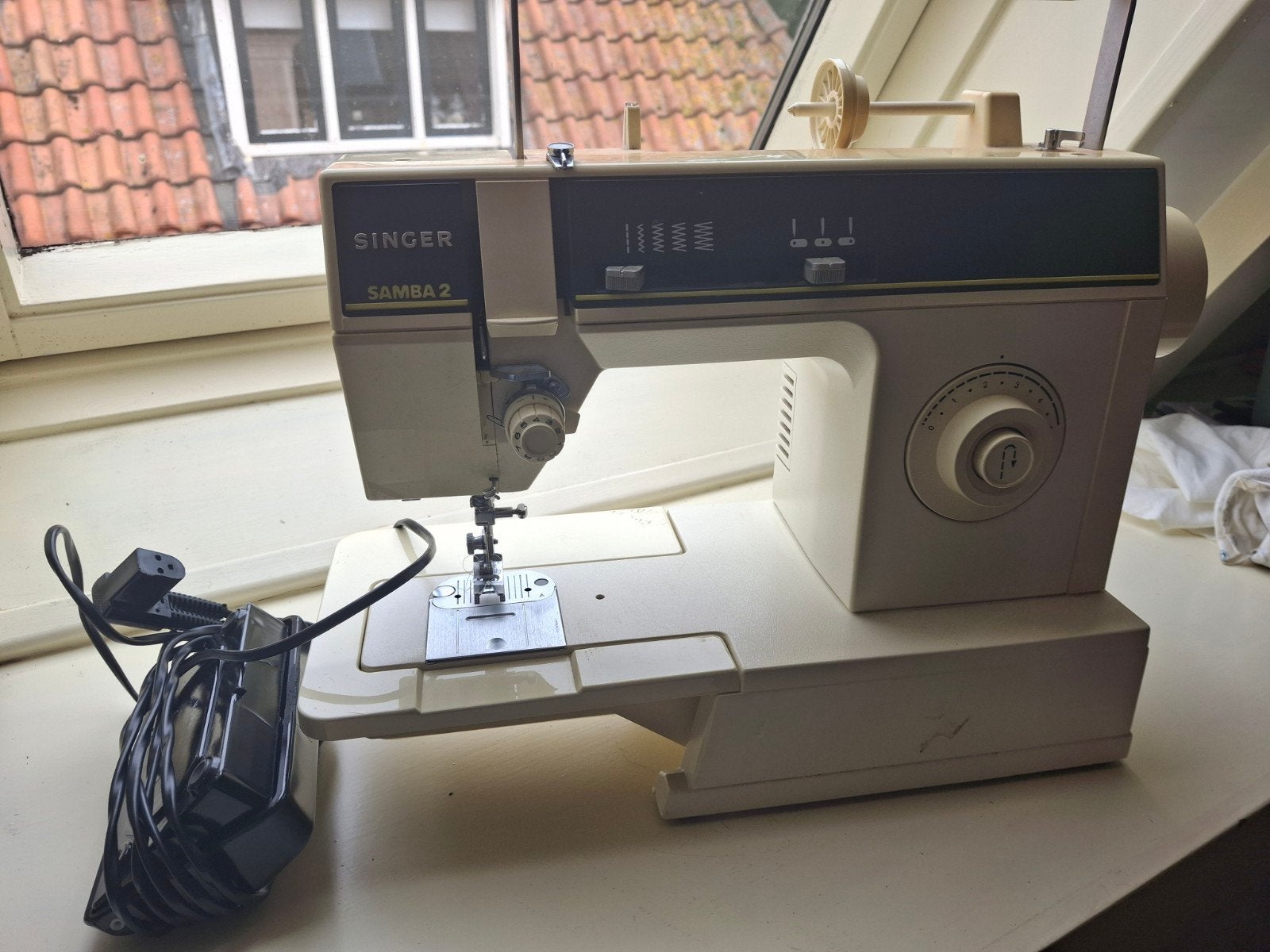 Singer Samba 2 Naaimachine - Oudje maar werkt nog perfect!, Ophalen, Gebruikt, Naaimachine, Singer