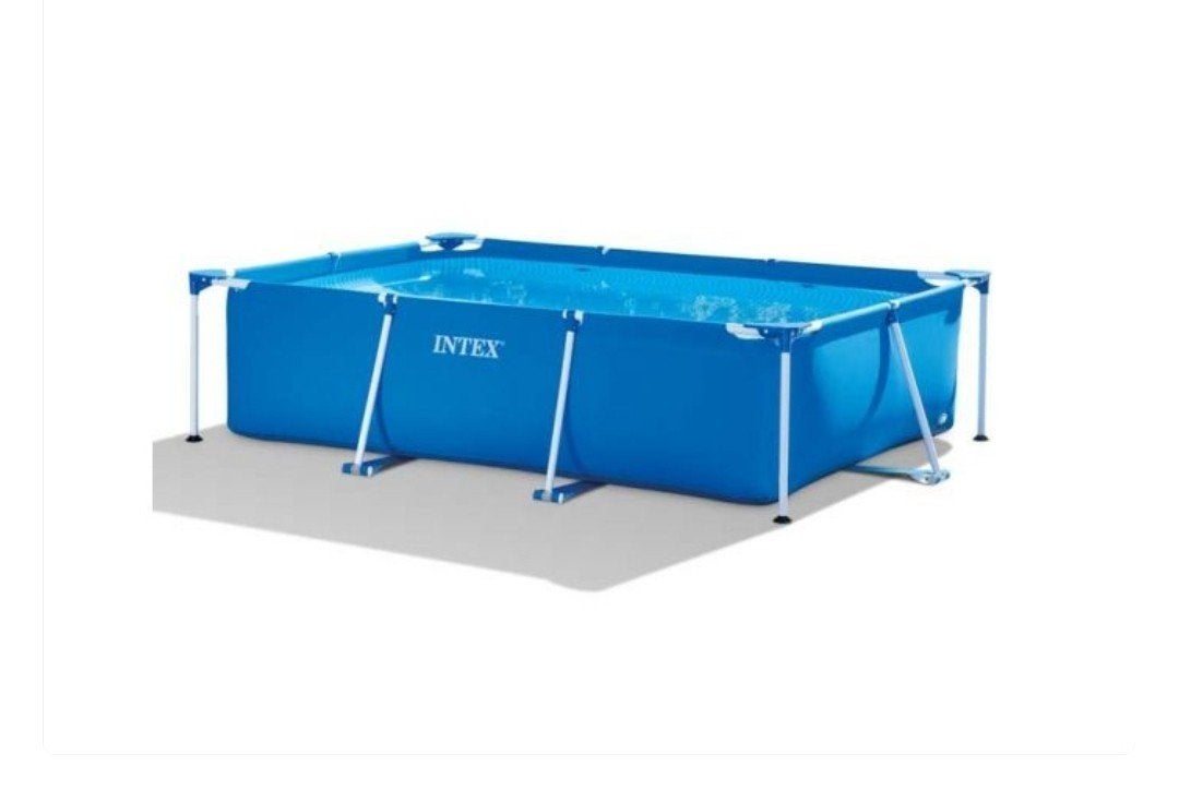 Compleet zwembad met zoutwatersysteem en filterbollenpomp, Tuin en Terras, Zwembaden, Ophalen, Overige typen, Zo goed als nieuw