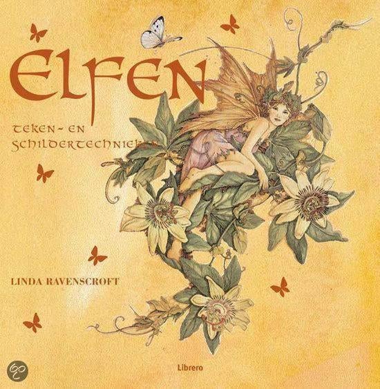 Elfen teken-en schildertechnieken - Linda Ravenscroft, Zo goed als nieuw, Tekenen en Schilderen, Linda Ravenscroft, Ophalen of Verzenden