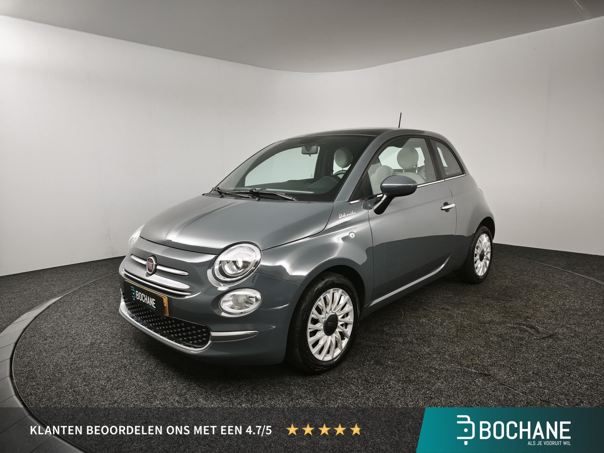 Fiat 500 1.0 Hybrid Dolcevita | Apple CarPlay / Android Auto, Stof, 4 stoelen, Origineel Nederlands, Handgeschakeld