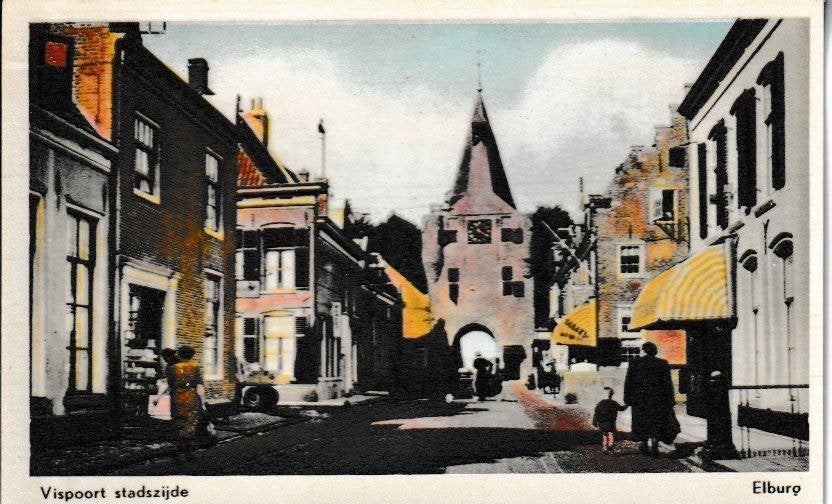 ELBURG - VISPOORT STADSZIJDE, Ophalen of Verzenden, Ongelopen, Gelderland
