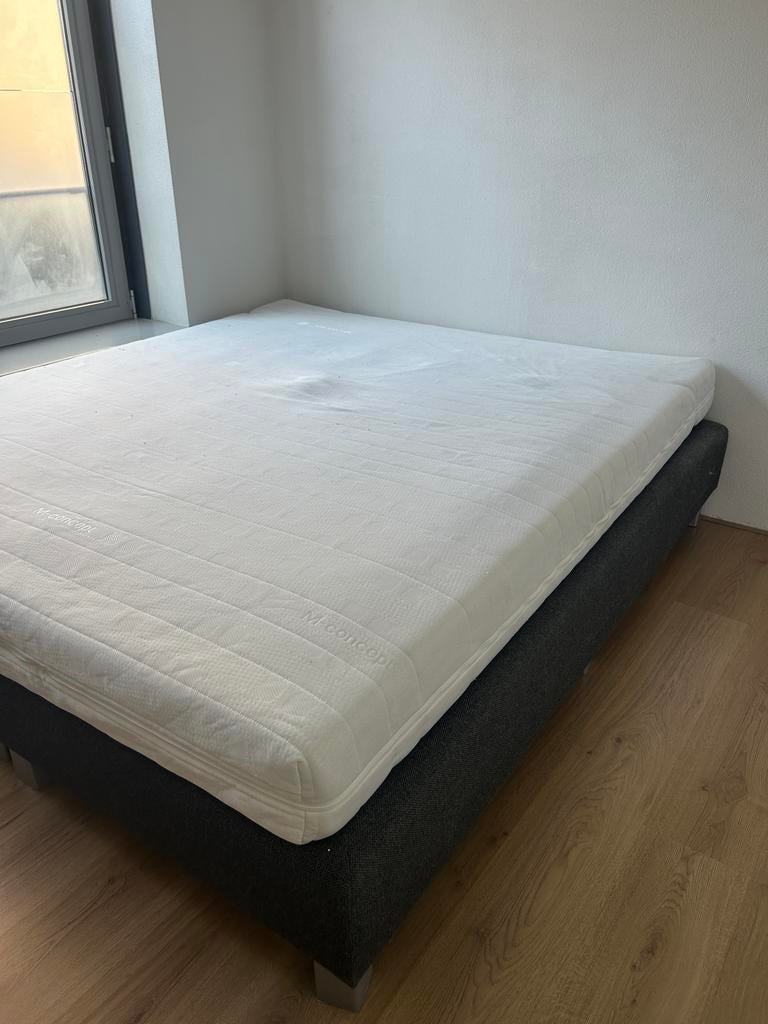 Boxspring 180x200 cm - Zo goed als nieuw, Ophalen, Tweepersoons, 140 cm, Zo goed als nieuw