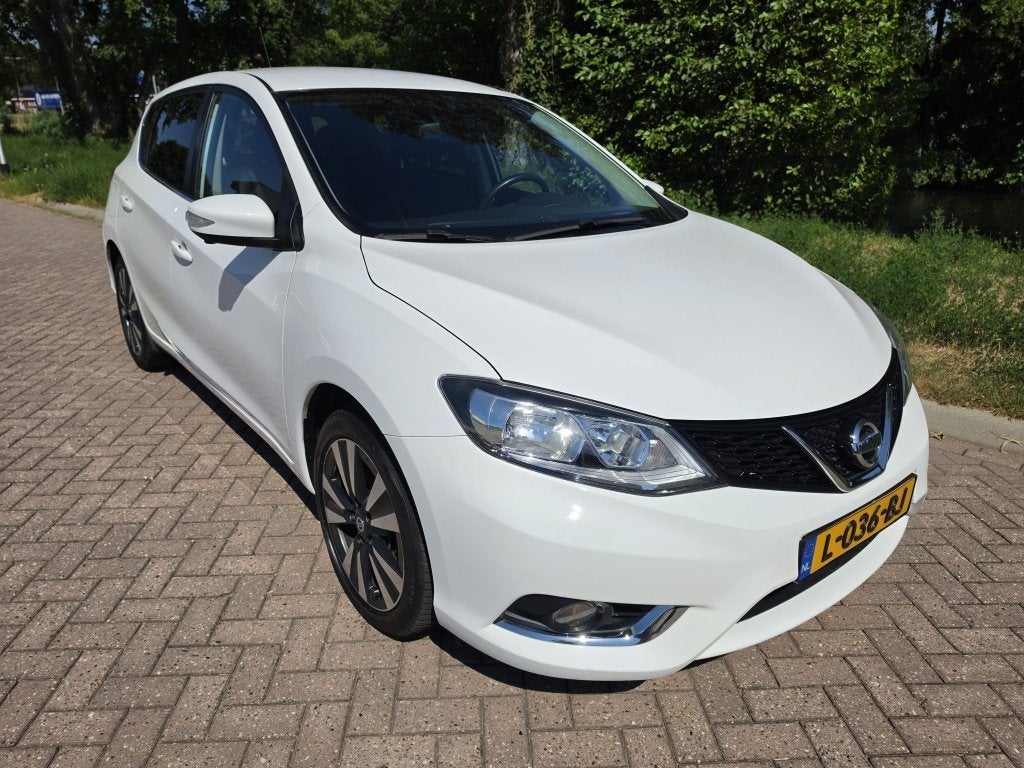 Nissan Pulsar 1.2 DIG-T Bns Ed. (bj 2018, automaat), Auto's, Gebruikt, 4 cilinders, 116 pk, Wit