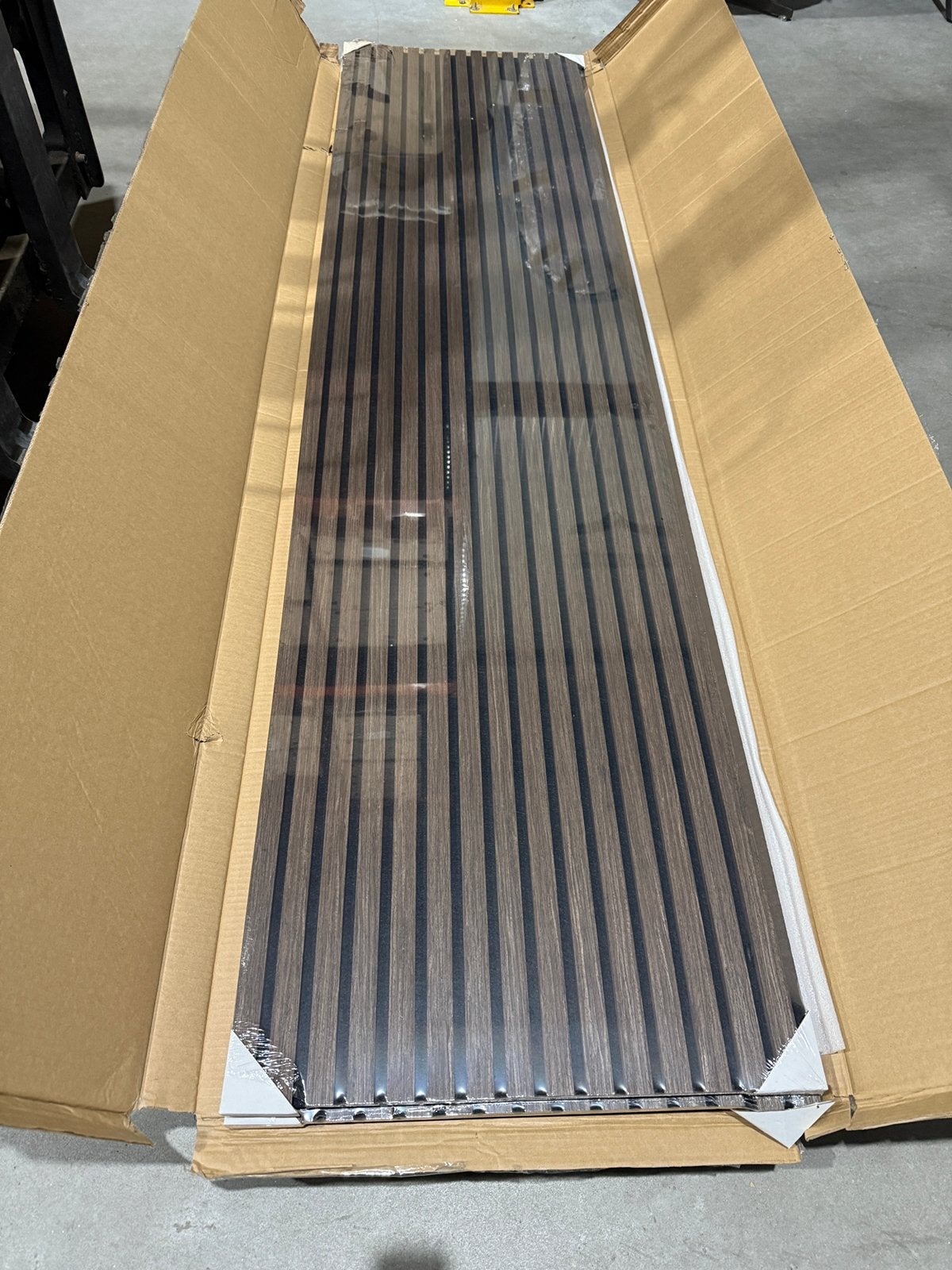 NIEUW - Akoestische wandpanelen Walnoot 240x60 cm, Ophalen, Nieuw, Wandbord of Wandpaneel, 60 cm