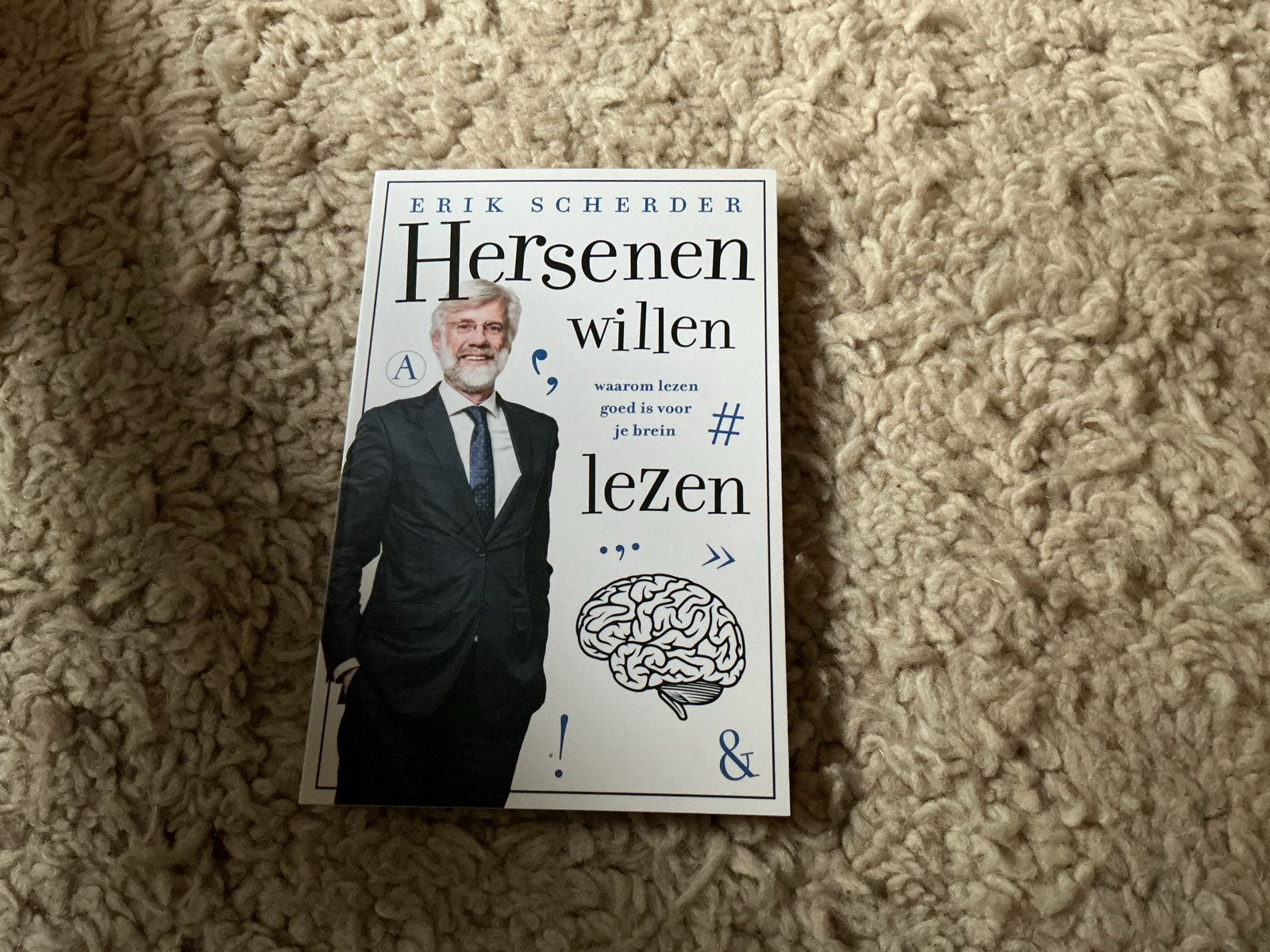 Hersenen willen lezen - Erik Scherder  opbr giro 555 nieuw, Ophalen of Verzenden, Nieuw