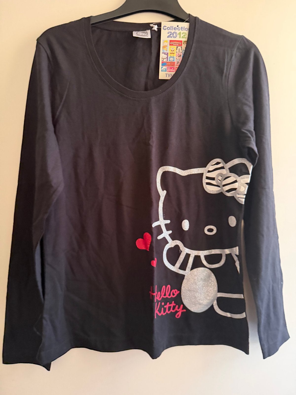 Hello Kitty shirt met lange mouwen - Maat M, Kleding | Dames, T-shirts, Maat 38/40 (M), Zwart, Nieuw, Ophalen of Verzenden