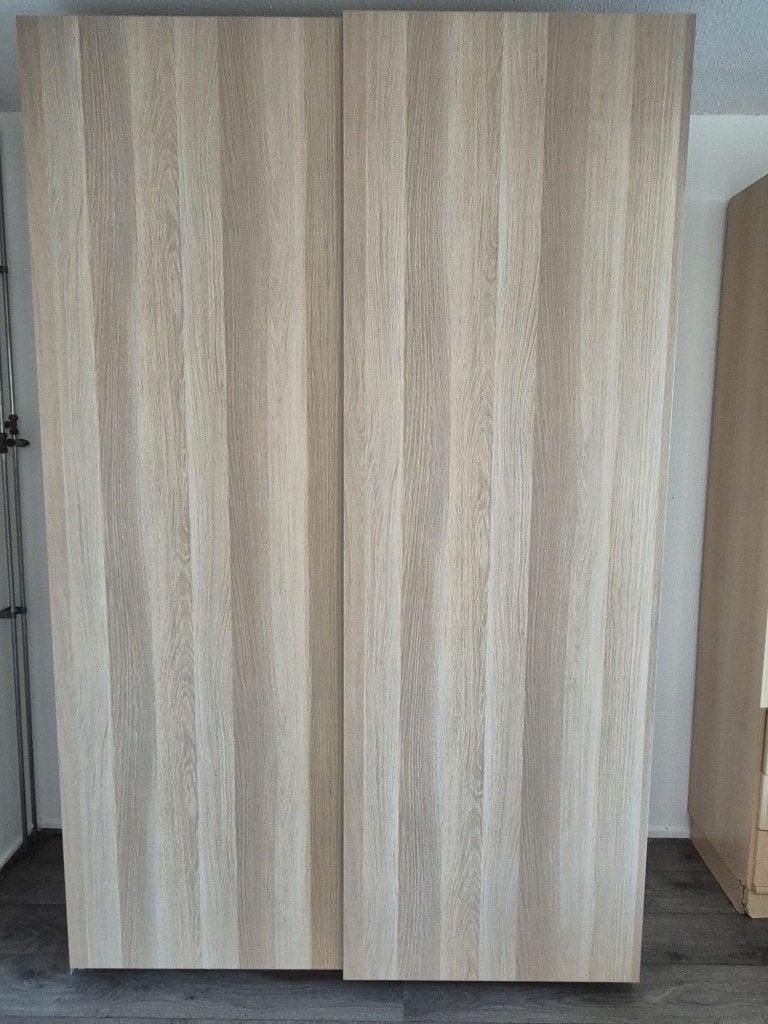 Kledingkast (Ikea PAX / HASVIK), Ophalen, Eikenhout, 100 tot 150 cm, 200 cm of meer