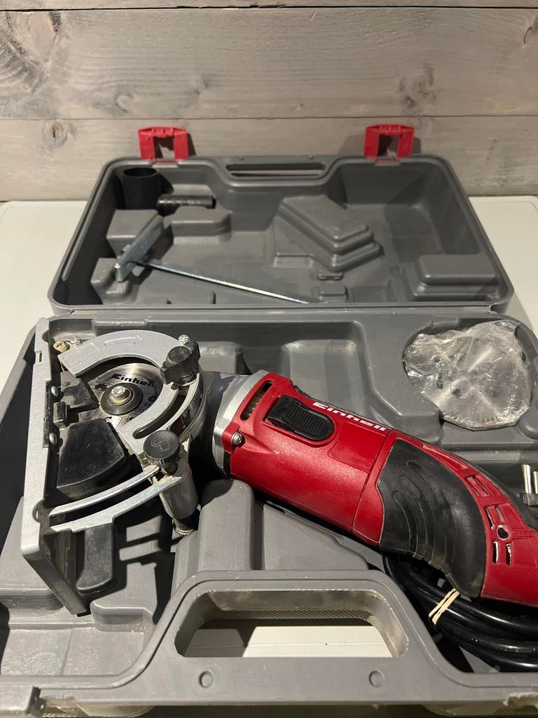Einhell invalzaag/mini cirkelzaag in koffer, N, N, Ophalen of Verzenden, Zo goed als nieuw