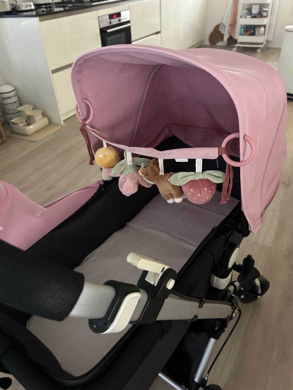 Bugaboo Cameleon kinderwagen met reiswieg - Roze, Ophalen, Gebruikt, Bugaboo, Combiwagen
