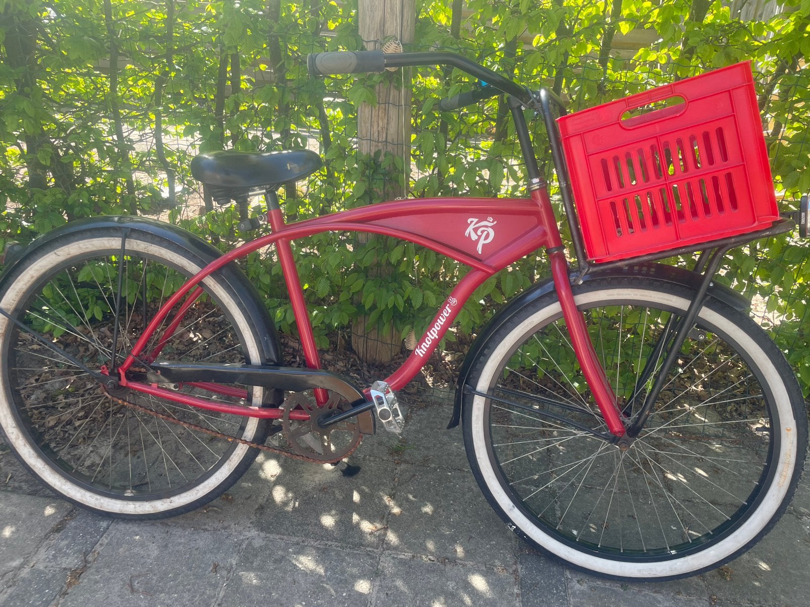 Unieke fiets knolpower, Minder dan 47 cm, Ophalen, Zo goed als nieuw, Staal