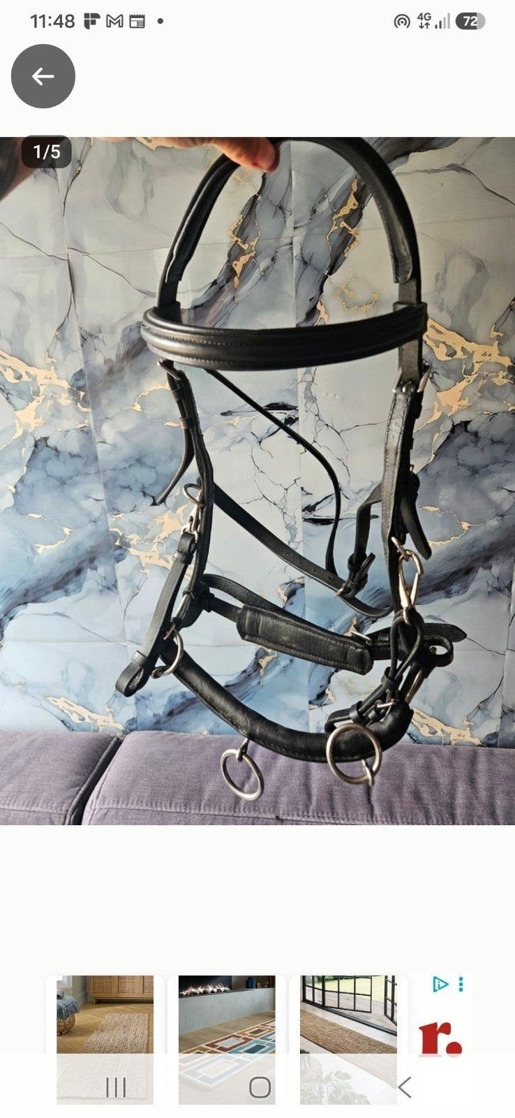 Te koop nieuwe kaptoom.  Cob maat., Dieren en Toebehoren, Ophalen, Zwart, Kaptoom, Cob