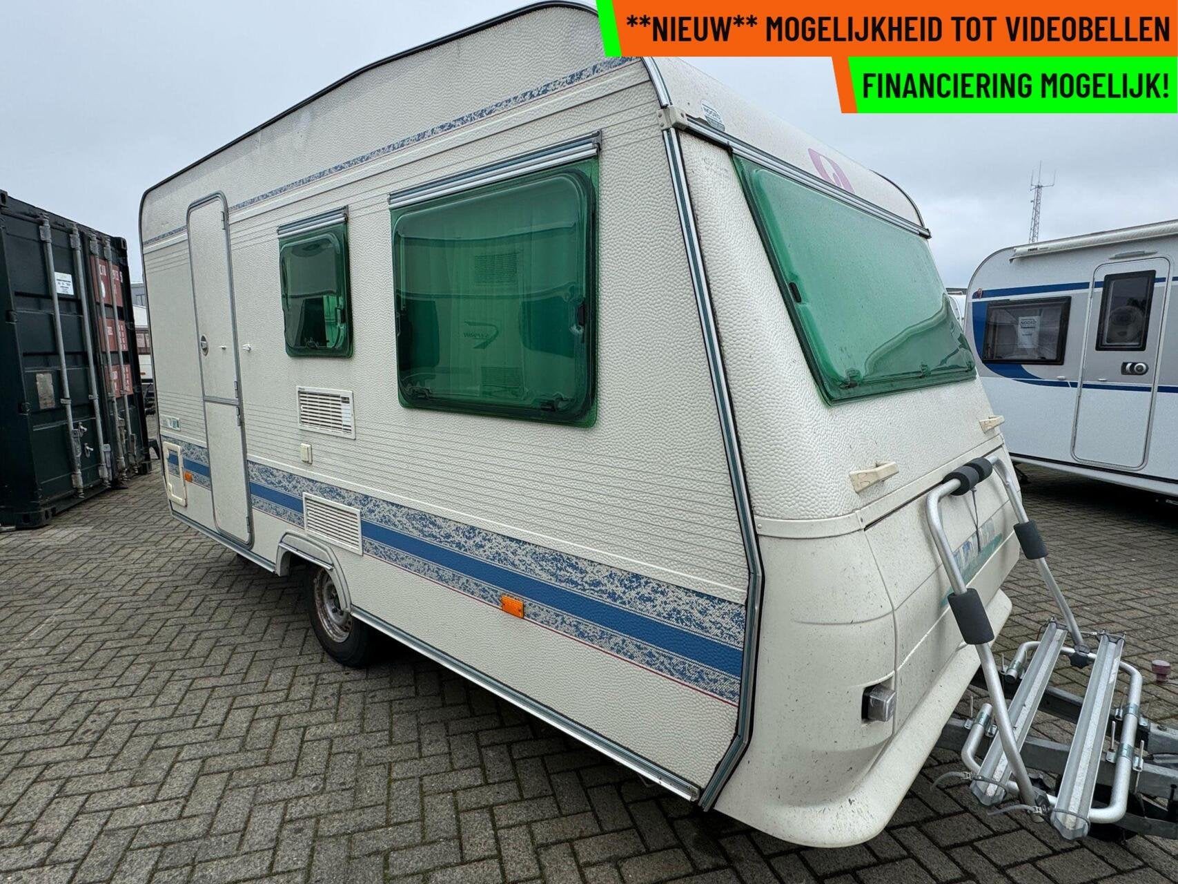 Adria UNICA 390 DS DINETTE + TREINZIT + FIETSENDRAGER, Caravans en Kamperen, Serviceluik, Bedrijf, Tot en met 3, Adria