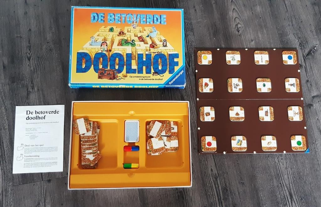 De Betoverde Doolhof - Ravensburger Bordspel, Hobby en Vrije tijd, Gezelschapsspellen | Bordspellen, Ophalen of Verzenden, Zo goed als nieuw